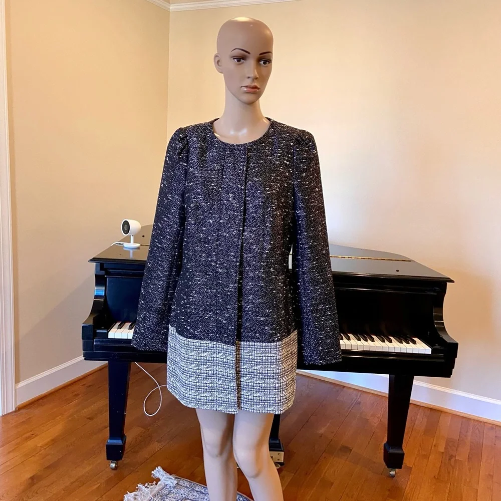 NWT Banana Republic Tweed Coat - Picture 3 of 12